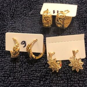 Fashion Earrings Bundle of 3 pairs